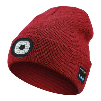 Bluetooth LED Light Beanie