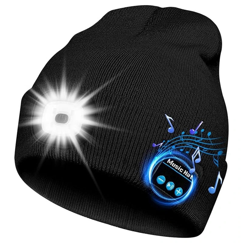 Bluetooth LED Light Beanie