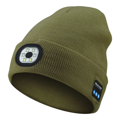 Bluetooth LED Light Beanie