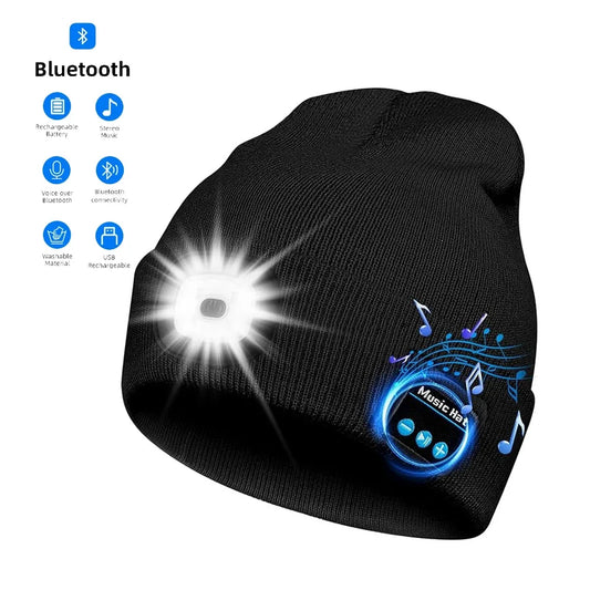 Bluetooth LED Light Beanie