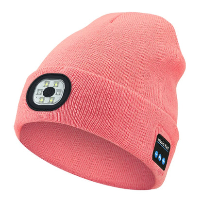 Bluetooth LED Light Beanie